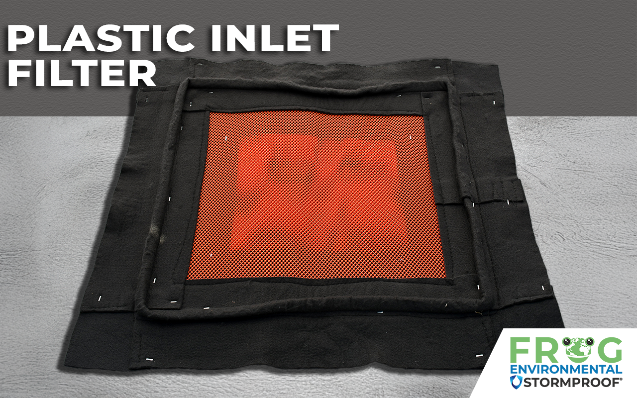 Plastic Inlet Filter – High-Visibility Storm Drain Protection