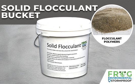 Solid Flocculant Bucket (2 Gallon) – Powerful Pollutant Removal for Storm Water