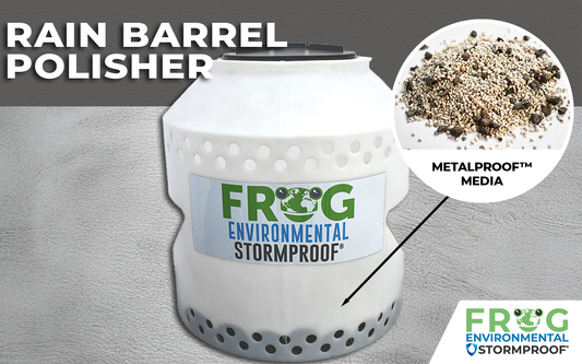 Rain Barrel Polisher with MetalPROOF™ Media – Advanced Stormwater Treatment